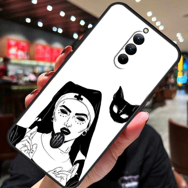 Gothic Witch Satan Case For ZTE Nubia Red Magic 10S 10 8 9 8S 9S 11 Pro Plus 5G 6R 6 7 6S 7S Pro 10 Air Cover