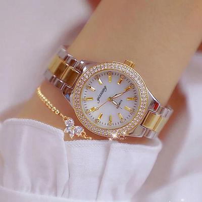 Ladies Watch Luxury Stainless Steel Quartz Watch Casual Sport Clock Fashion Accessories
