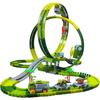 Flexible Track Climbing Track Train Railway Toy Dinosaur Track Car Electric Track Toy  For Children