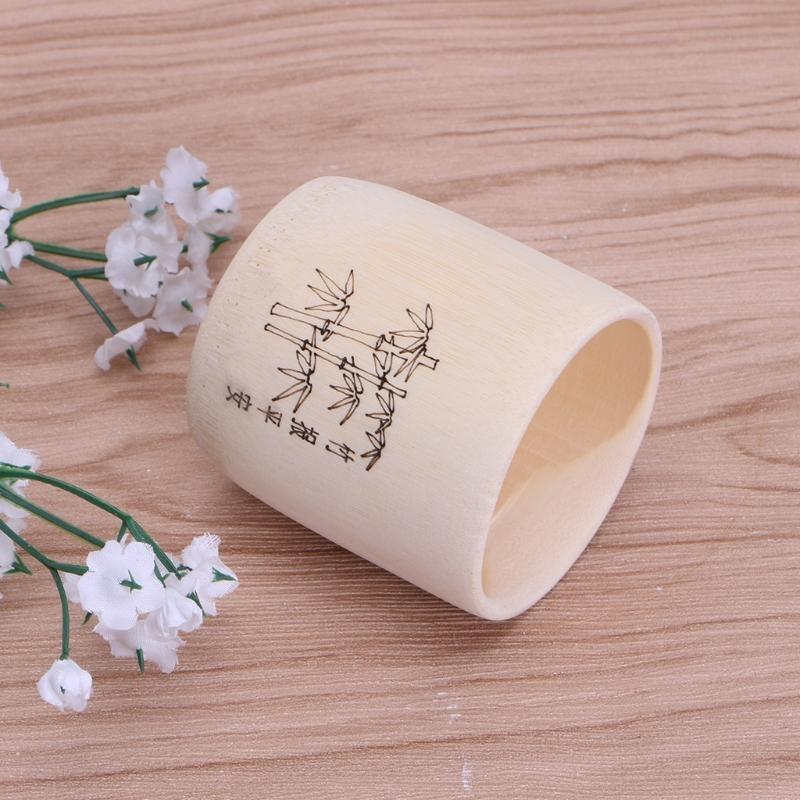 Bamboo Wooden Drinking Cup Coffee Tea Mug Breakfast Beer Milk Wine Glass top sale