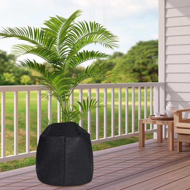 Winter Plant Pot Cover Winter Flower Pot Cover with Freeze Protection Cold Weather Trees Jacket Breathable Pot Protectors