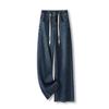 Women's High Waist Spring Loose Wide Leg Drawstring Pants - Slimming Floor-Length, Versatile & Casual