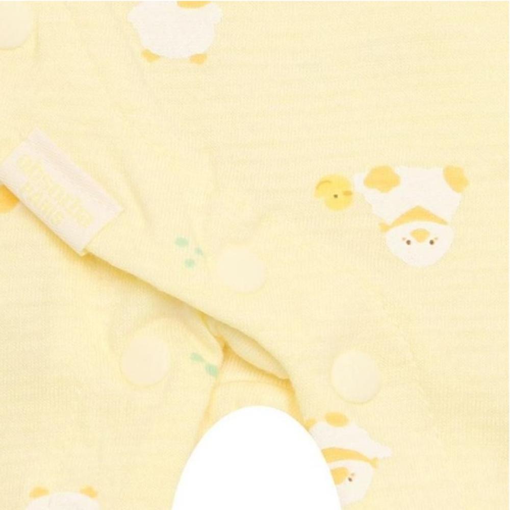 ABSORBA Baby Romper + Bib Set Cotton Modal Yellow  A1110616 
