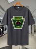 69G Breathable Mesh T-shirt - Sporty Casual Short Sleeve Tee with Wilderness Adventure Camp Graphic Print