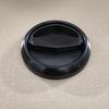 Stainless Steel Invisible Door Lock with Pull Ring, Single/Double-Sided Mounted Round Handle.