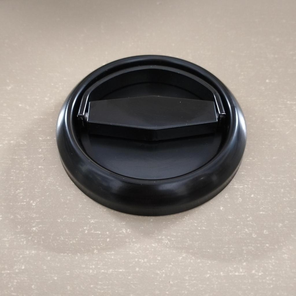 Stainless Steel Invisible Door Lock with Pull Ring, Single/Double-Sided Mounted Round Handle.