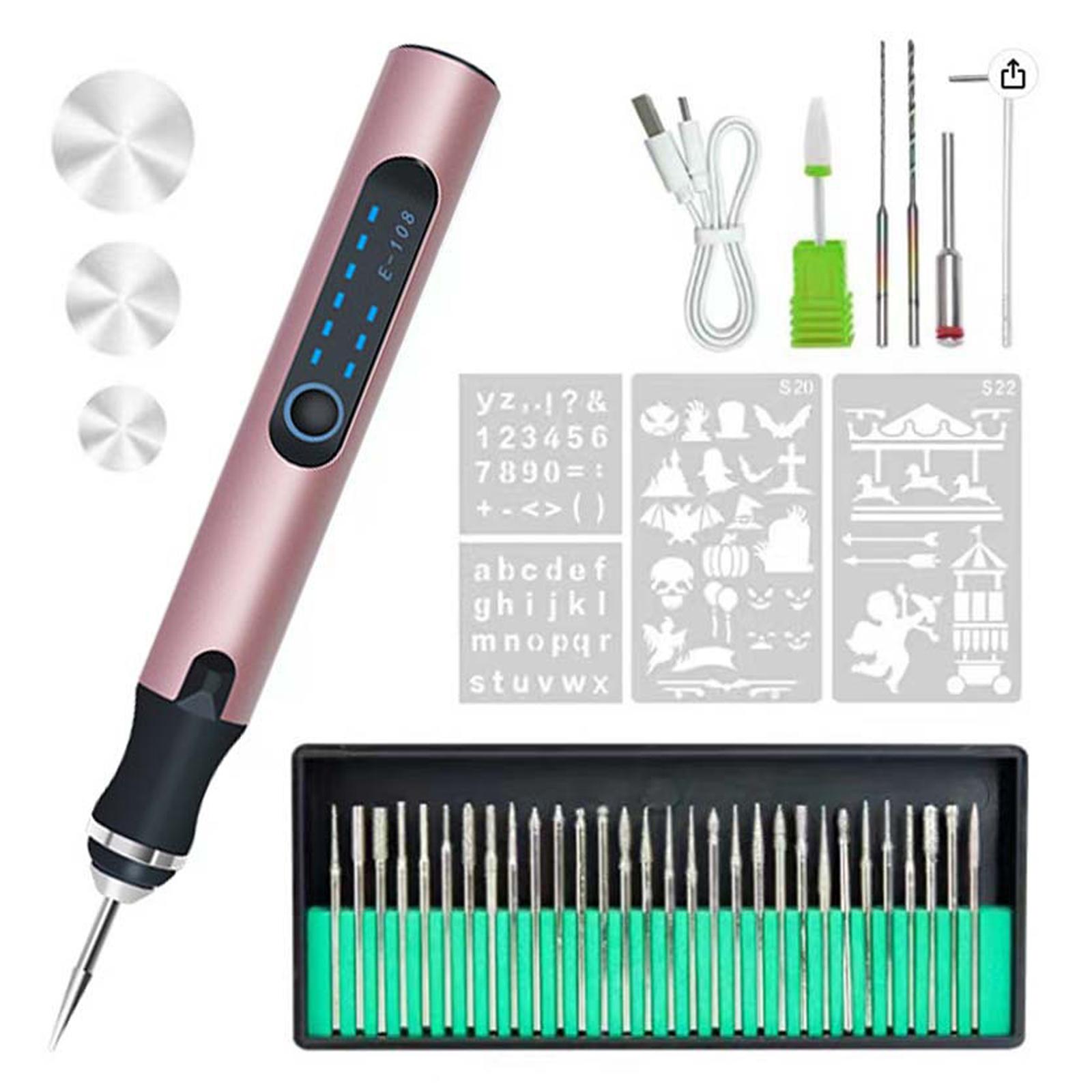 

Беспроводной роторный инструмент с USB-питанием, набор, гравировальная ручка для деревообработки, DIY для ювелирных изделий, металла, стекла, мини-беспроводная дрель, ручной инструмент 2