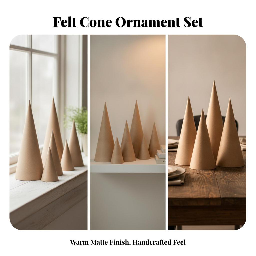 6 Stück Kraftpapier-Weihnachtsbäume Minimalistisch Glatt Rustikal für Party-Dekorationen