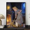 Disney Cinderella Sweeping Floor Mice Friends Diamond Paint Mosaic Art Painting Kit Handmade DIY Home Decor
