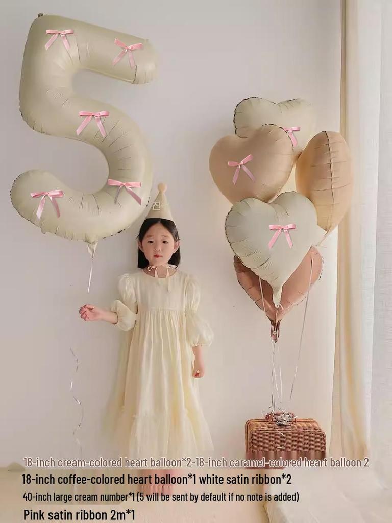 Children's 1st Birthday Number Balloons for Party Decorations and Photo Props.