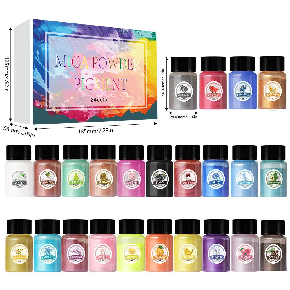 20ml Bottle Pearlescent Powder DIY Crystal Glue Slime Filling Mermaid Mica Powder