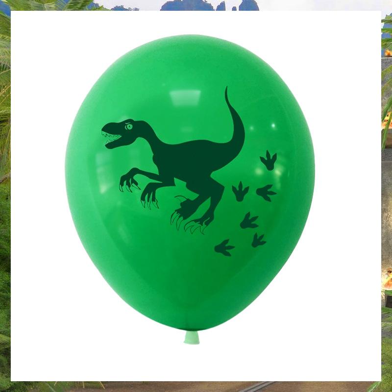 12 Inch Dinosaur Theme Balloon Children'S Birthday Party Decoration Roar Dinosaur Latex Balloon Set
