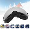 Outdoor Sport Skiing Safety Protective Anti Fog Double Layer Goggle Support Myopic Glasses(Black framefull vacuum