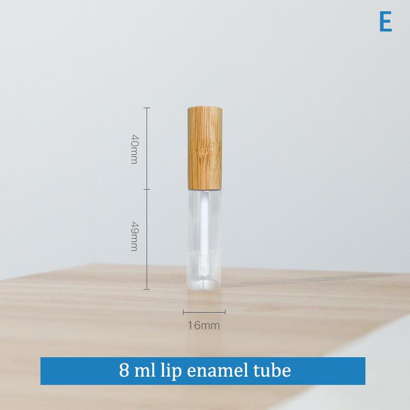 

6/8 мл Пустые бамбуковые контейнеры для туши, тюбики для ресниц, флаконы, бутылочка для блеска для губ, глазурь, упаковка для подводки DIY, косметический контейнер