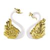 2025 Trend 2 Pieces Of Swan Ornaments Figurines,Swan Cake Decoration,Car Figurines Decoration,Home Wedding Christmas Decoration