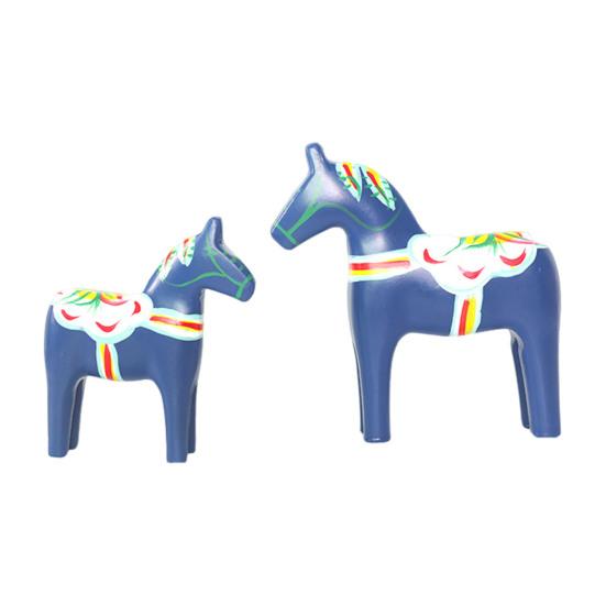 2 ks Dřevořezba Socha koně Abstraktní Umělecká Figurka poníka Zvířecí socha Ozdoba pro domácí kancelář Stolní dekorace