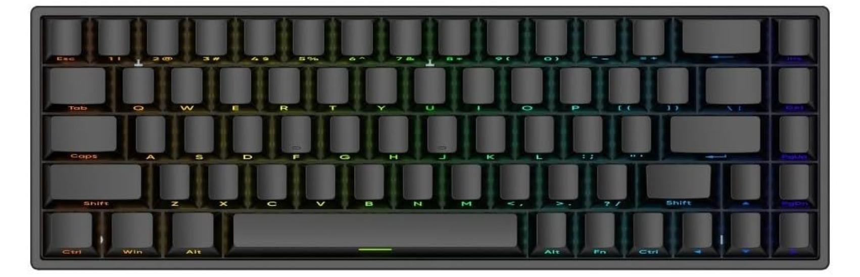 

CAROTMAS MARS68 Rapid Trigger Magnetic Switch Gaming Keyboard, TKL 68-Key Mechanical Keyboard, English Layout, Hot Swap, RGB Backlight, Programmable,