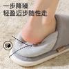 Cotton shoes couple autumn and winter new 2025 velvet warm and non-slip home shoes women wear cotton shoes men