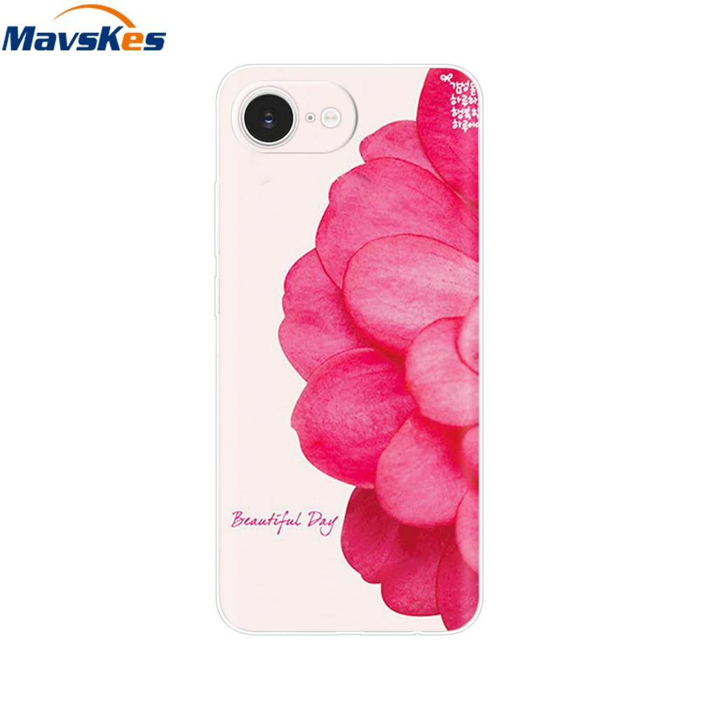 For iPhone 16e Case For Apple iPhone 16e Case Luxury Clear Painted Cover Case For iPhone 16e 16 E Coque Protective Cover Fundas