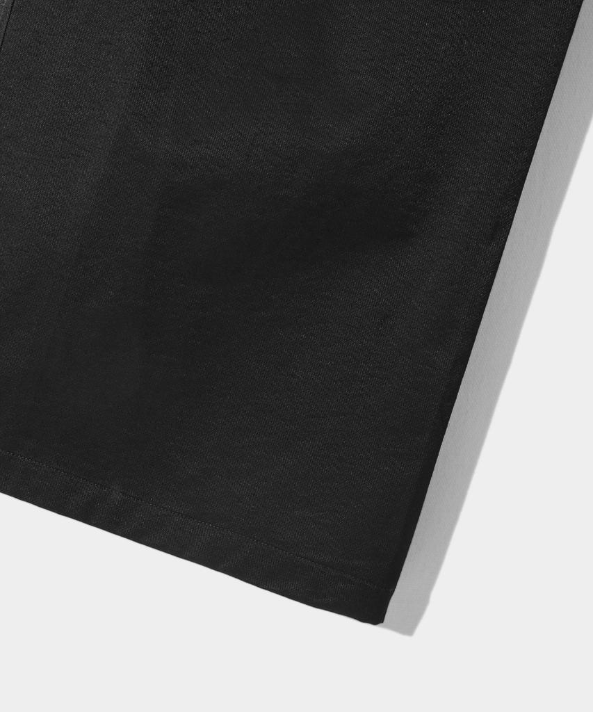 Dimiteulibeullaeg Asi Half-Banding Flare Fit Slacks_Black