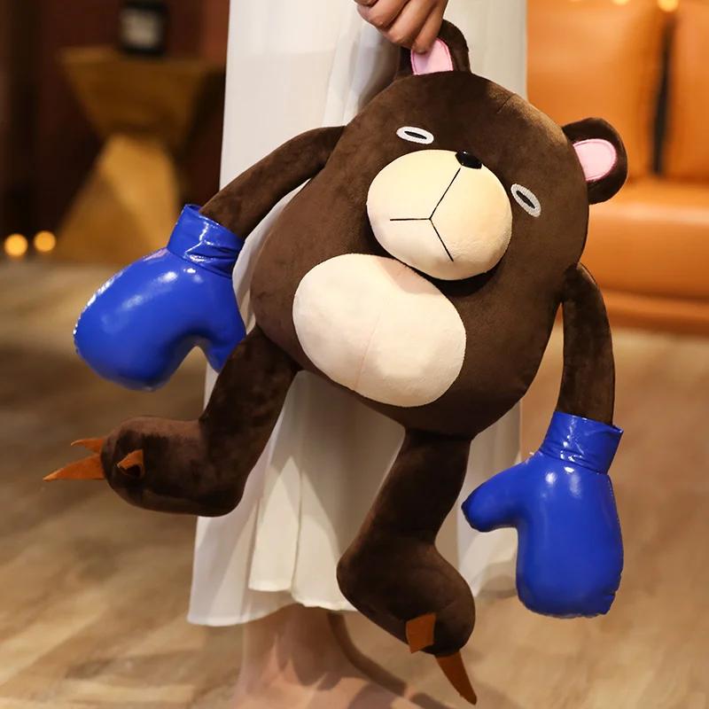 The New Funny Cartoon Cartoon Charm Back To The Peripheral Charm of The Plush Toy Bear Doll Attack Bear Doll Boy's Birthday Gift