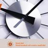 Modern Wall Clock Silent Non Ticking 13 Inch Pop Color Decorative Ball Clocks for Living Room Kitchen Office Wall Clocks