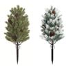 Artificial Christmas Tree Branch Topiary Tree Lifelike Fairy Garden Accessories Decoration Garden Stake for Patio Wedding