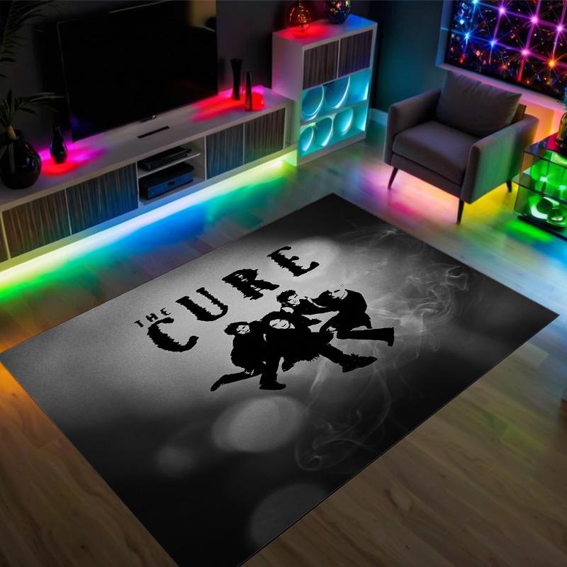 The Cure Design Crystal Velvet Carpet Cozy Non?Slip Printed Rug For Bedroom Living Room Entrance