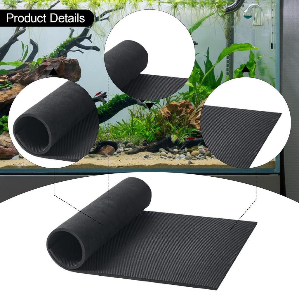 Aquarium Desktop Protector EVA Leveling Mat Base Pad Anti Slip Vibration Absorbing Accessory for Hydroponic Fish Tank