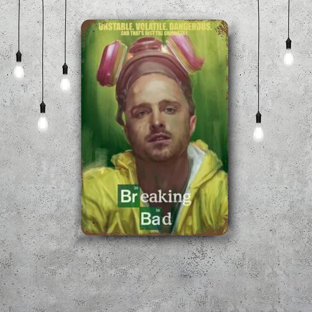 Breaking Bad Metal Signs Wall Decor Vintage Tin Signs Captain Metal Poster Decor for Bar Pub Club Wall Decoration