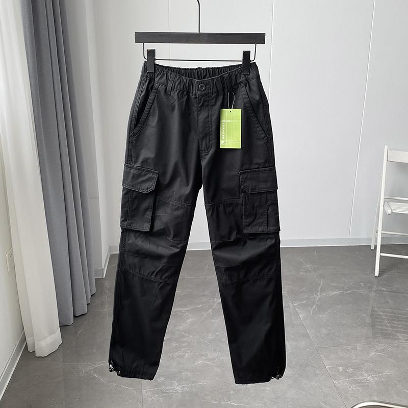 Outdoor Multi-pocket Overalls Men's Spring and Autumn Straight Loose Casual Mountaineering New Summer Thin Pants