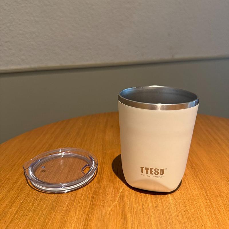TYESO Mini Thermal Bottle Insulation Cold Small Capacity Vacuum Stainless Steel Coffee Mug Portable Double Layer Thermos Cup
