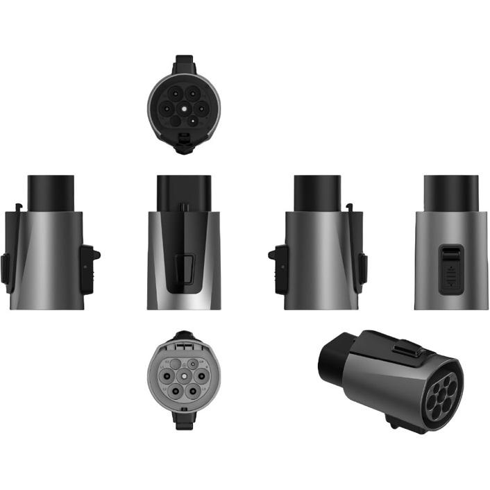 

EV Charger4U IEC62196 Тип 2 к GBT Адаптер для зарядки электромобилей Конвертер 250 В 32 А Тип 2 GB/T Конвертер Адаптер для зарядки 3P 32A 22KW