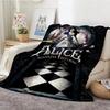 Alice Madness Returns Throw Lightweight 240g Flannel Blanket Soft Skin-friendly for Summer Cooling