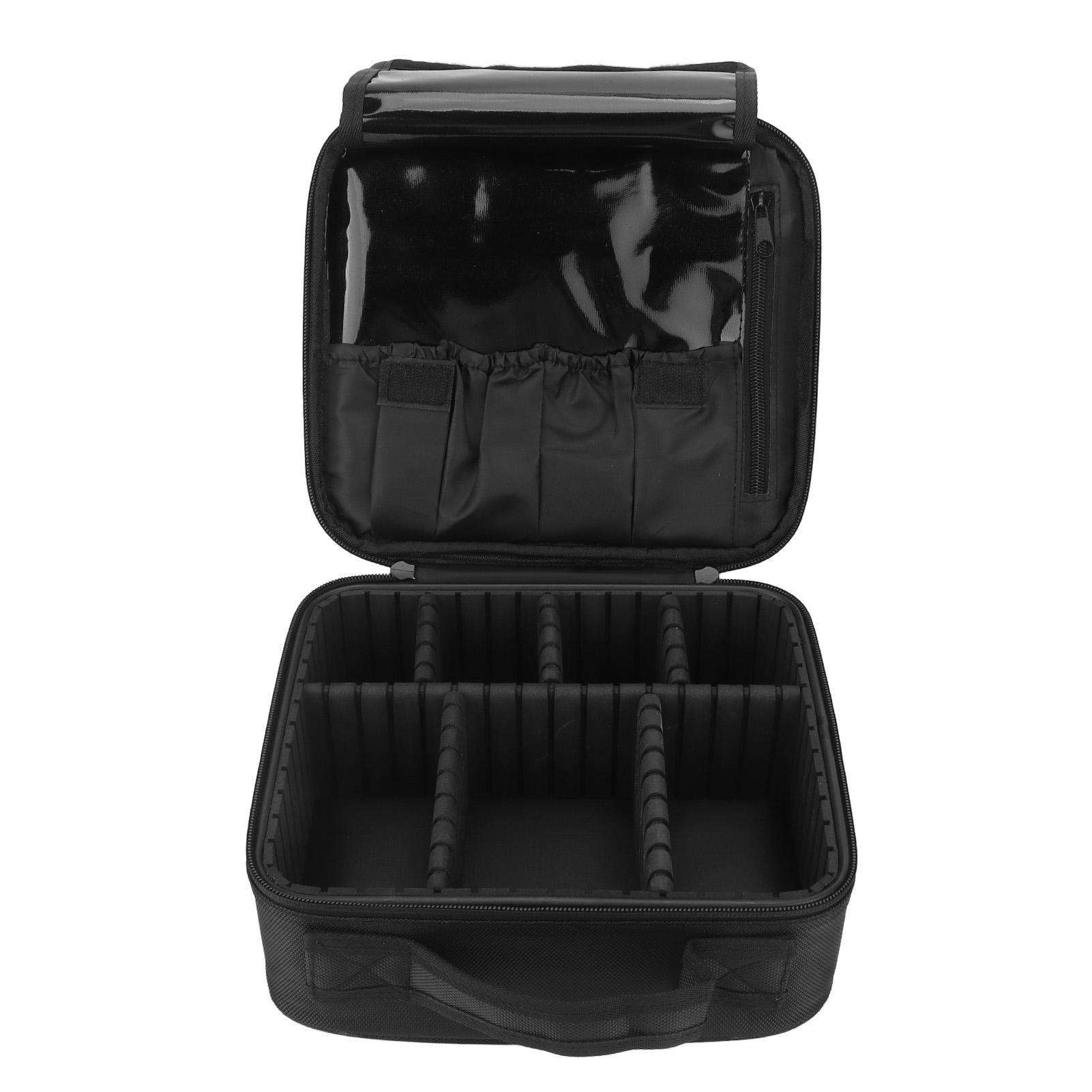 

Дорожный кейс для макияжа Женский Портативный Органайзер для хранения туалетных принадлежностей и косметики с регулируемым разделителем