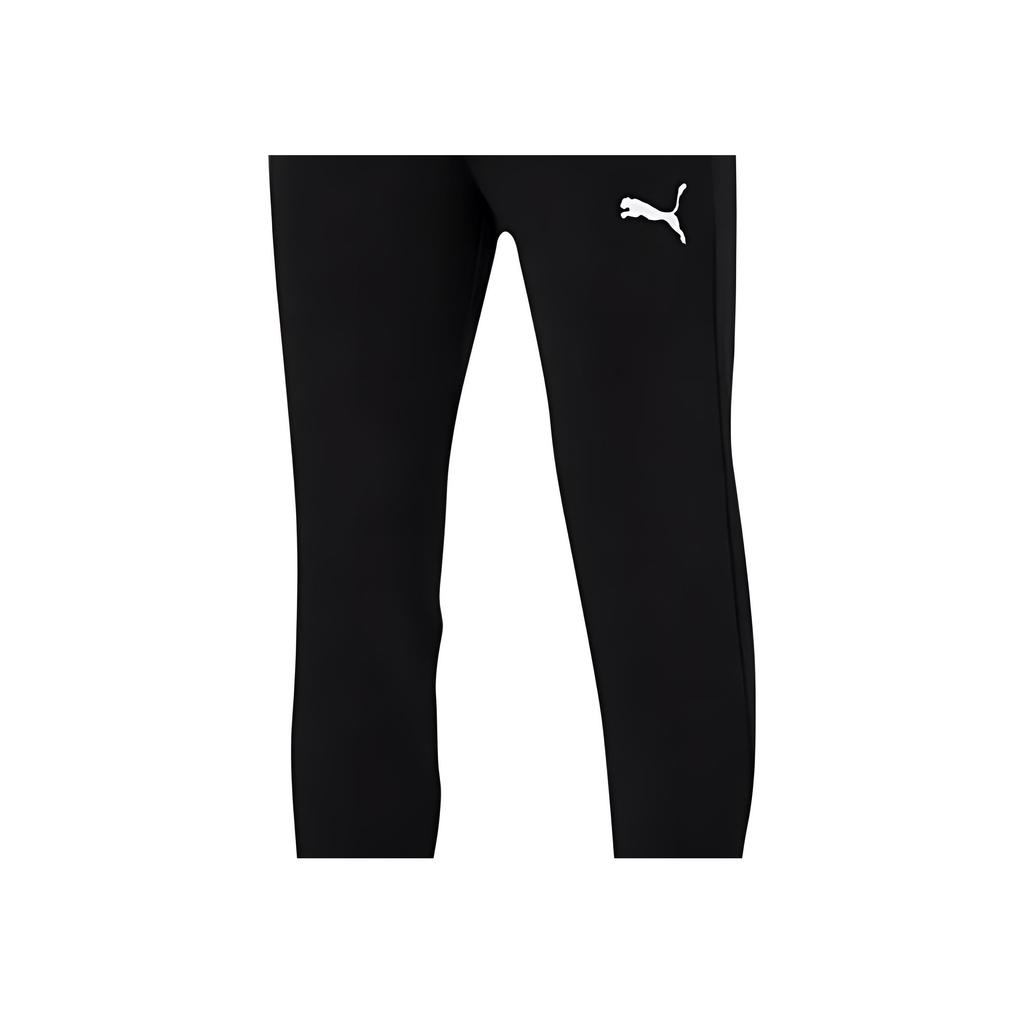 Puma Logo Embroidered Knit Cuffed Casual Sports Pants Men pants Black 656975-03