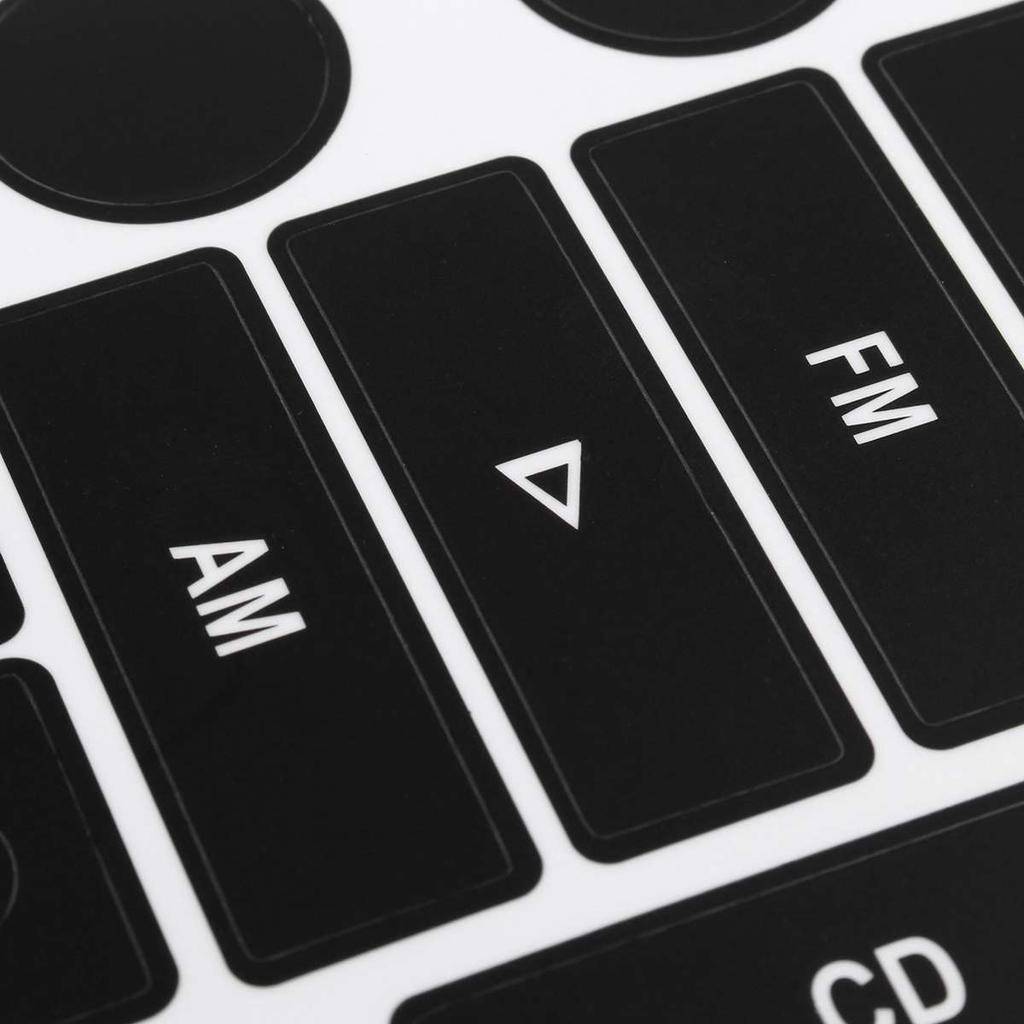 Neue Ankunft MK5 Radio Button Reparatur Aufkleber Aufkleber Auto FM Radio Button Für VW Für Golf MK5 & Für