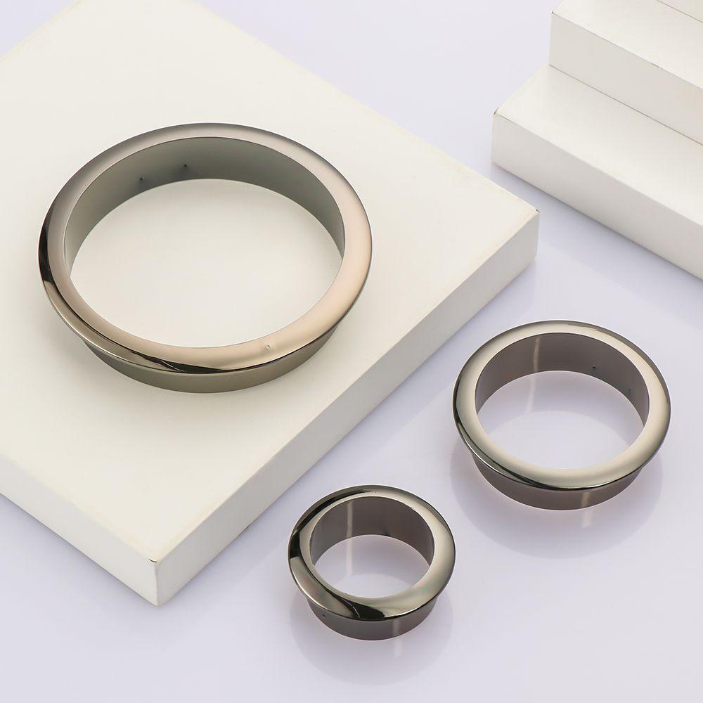 Practical Hardware Buckle Line Cable Clamp Office Computer Grommet Wire Hole Cover Line Box Desk Table Cable Fastener