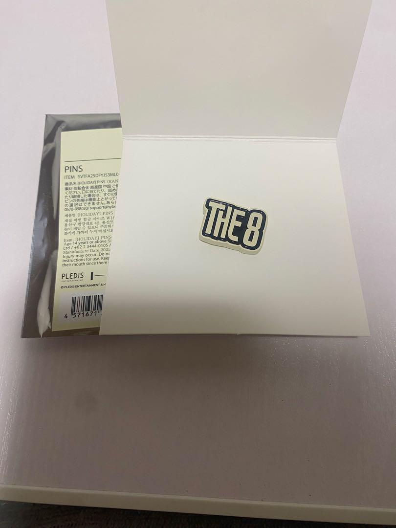 

[USED] SEVENTEEN HOLIDAY THE8 Pins Penmi Minghao Myungho
