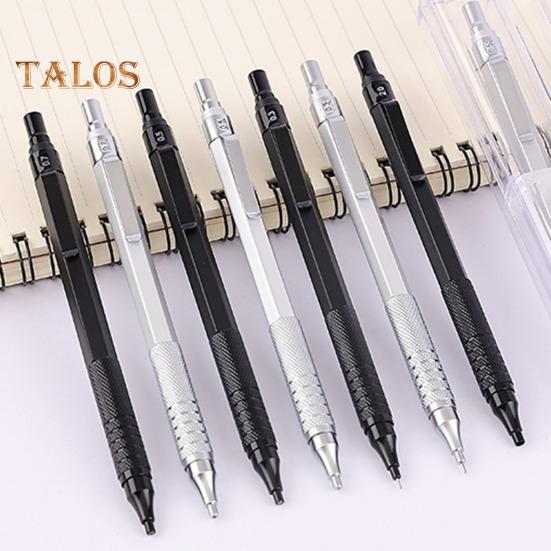 

Механический карандаш, металлический художественный чертежный карандаш со стержнем HB 0,3/0,5/0,7/0,9/2,0 мм, графитовый карандаш для рисования, письма, эскизов 0.5mm