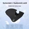 Sommar Isilke Ansiktsmask UV Solskydd Justerbar Andningsbar för Cykling Löpning Jakt Sportmask Unisex