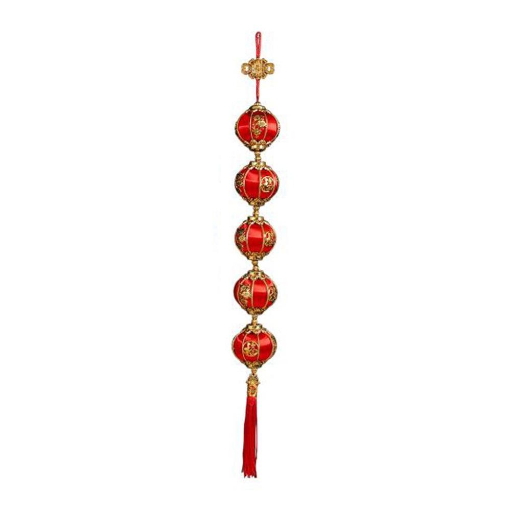 Fu Character New Year Lantern String Chinese Style Spring Festival Hanging Lantern  Window