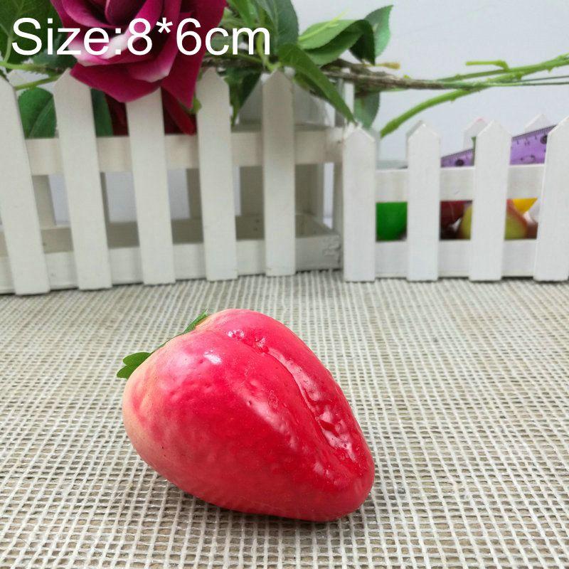 

2 шт. искусственные фрукты пластиковые яблоко имитация винограда поддельный лимон для свадьбы домашний сад кухня декор праздничные принадлежности для вечеринок земляничный