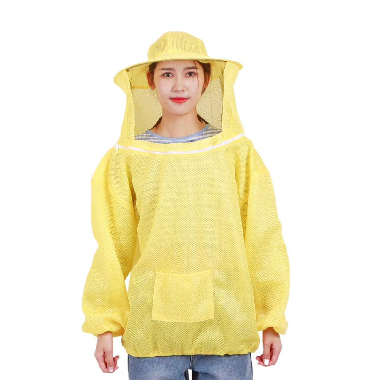 

Bee Suit: Breathable, Transparent, Half-Body Protection for Beekeeping