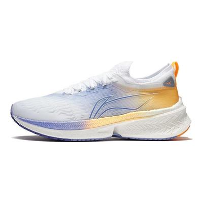 Li Ning Feidian Discovery Eendelig Geweven Stabiele Lage Top Hardloopschoenen Dames Sneakers Wit ARMS016-2