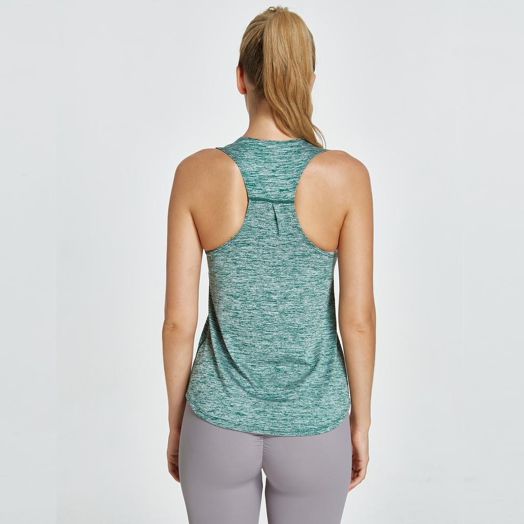 Women Quick Dry Running Sports Tank Top Sleeveless Fitness Gym Workout Top Yoga Vest