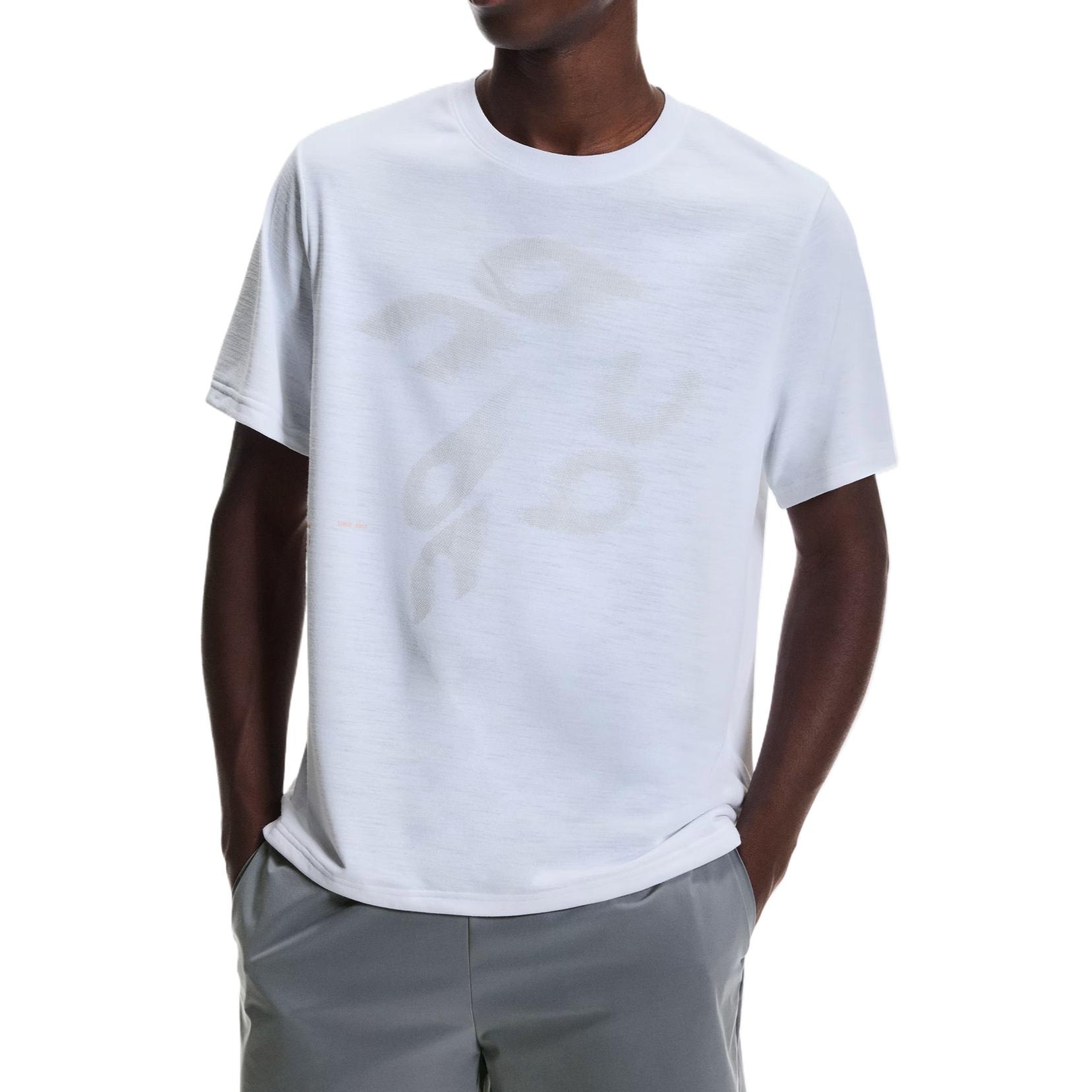 

Мужская футболка для бега с коротким рукавом, отводящая влагу, tops 1MG10840069 XS