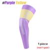 1 Pc Full Leg Compression Sleeve Long Knee Pads, Sports Uv Leg Brace With Anti-Slip Silicone Strips, Running Basketball Football