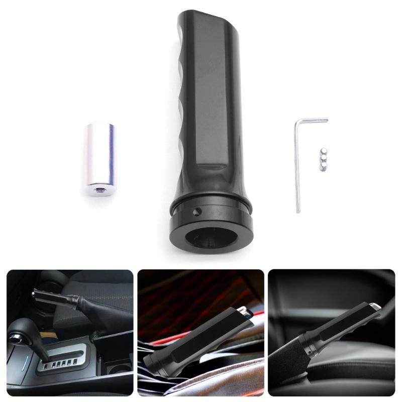 Aluminum Handbrake Cover Car Handbrake Cover Universal Car Handbrake Sleeve Car Spare Part for a Better Driving Feel