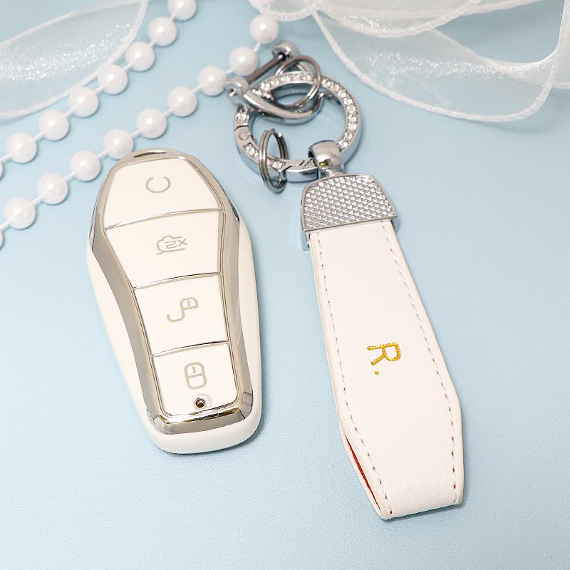 Tpu Keyless Protector Car Key Case 4 Buttons Remote Control Protect Cover For Byd Atto 3 Han Ev Dolphin Auto Accessories